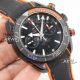 Perfect Replica Omega Seamaster Black And Orange Gummy Strap 45mm Watch (7)_th.jpg
